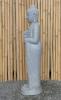 Product image 6 of the product “Standing Buddha made of Riverstone in Dharmachakra position - gesture of wheel of the teaching of Dharma. About 122cm height ”
